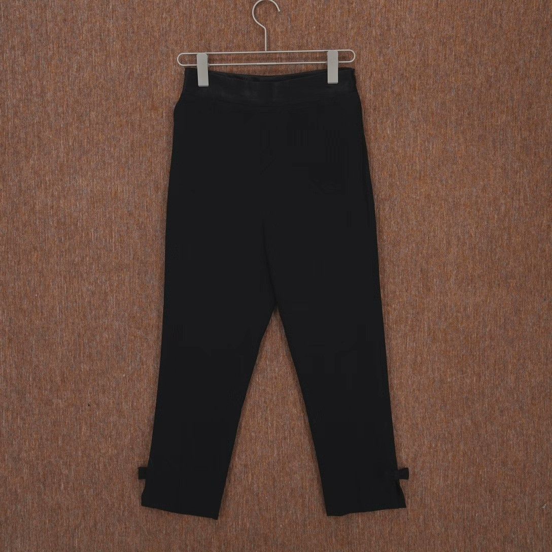 Miu Miu Miu Miu Black Pants 40 Women Size 40" / US 18 - 1 Thumbnail