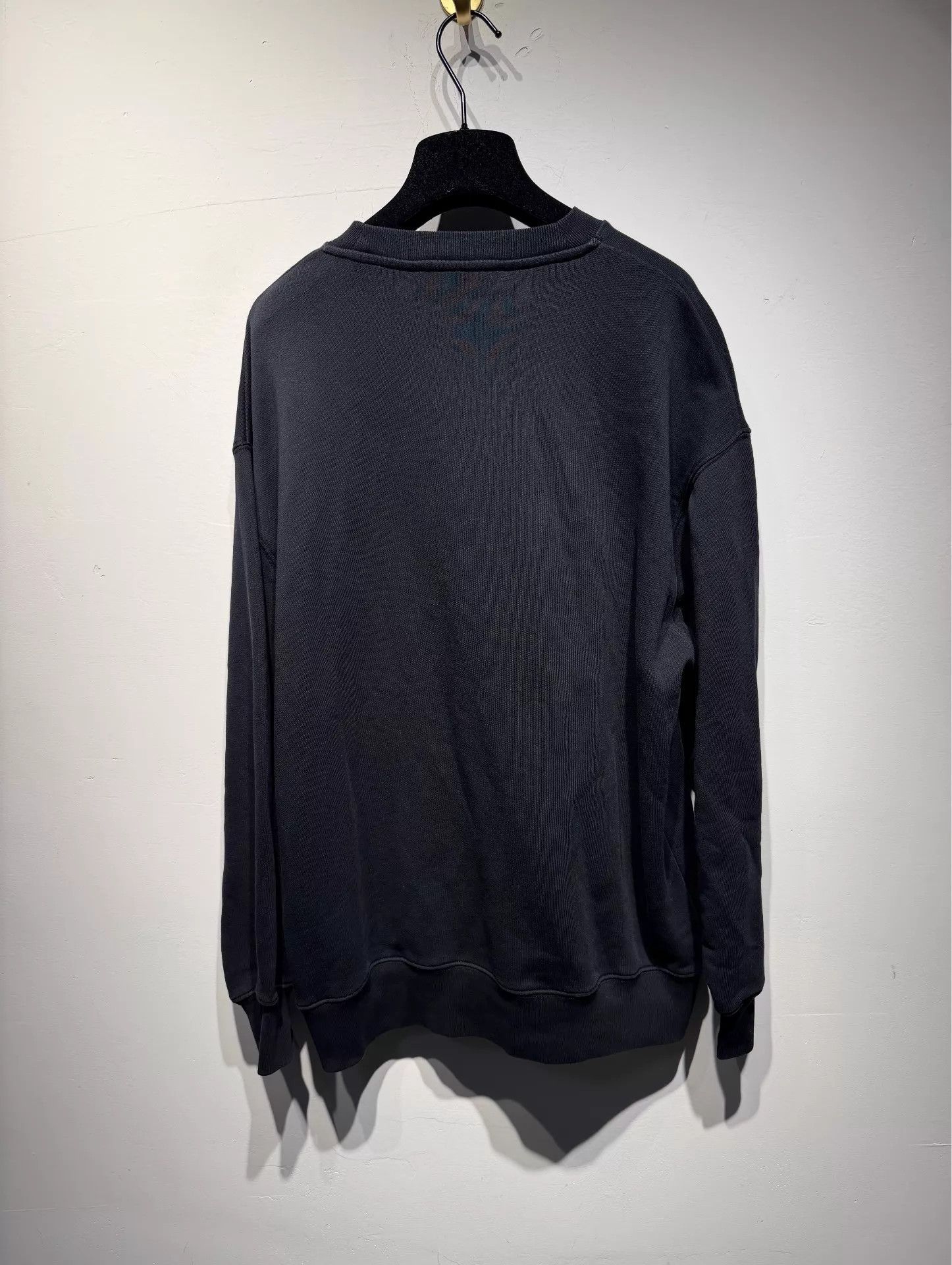 Acne Studios Acne Studios metallic logo sweat men's black XXS Size US XXS / EU 40 - 2 Thumbnail