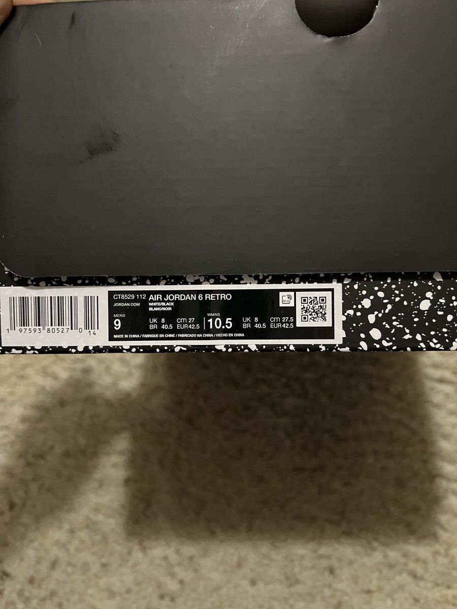 Jordan Brand Air Jordan 6 retro Size US 9 / EU 42 - 6 Thumbnail