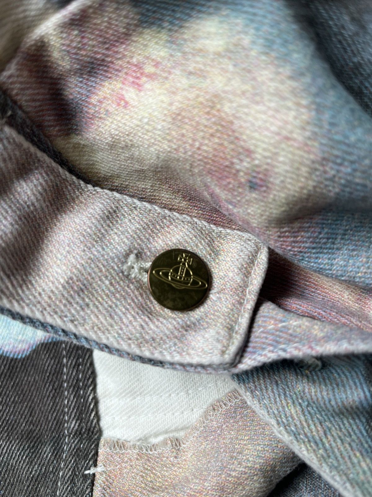 Vivienne Westwood S Vivienne Westwood 90s Swarm Of Cupids Putti Denim Jacket Size S / US 4 / IT 40 - 11 Thumbnail