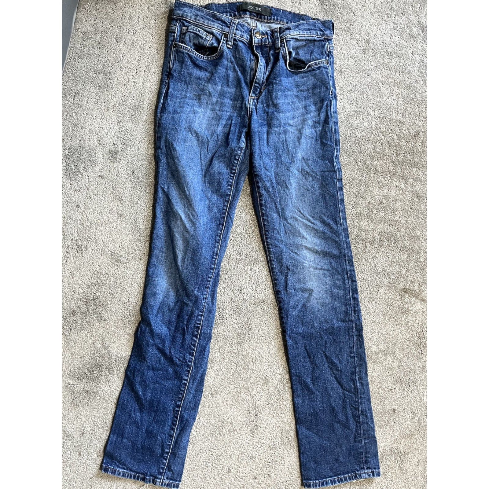 Vintage VINTAGE Joe's Jeans Men's Blue Flat Front Straight Leg Jeans 30x34 Casual Size US 30 / EU 46 - 5 Thumbnail