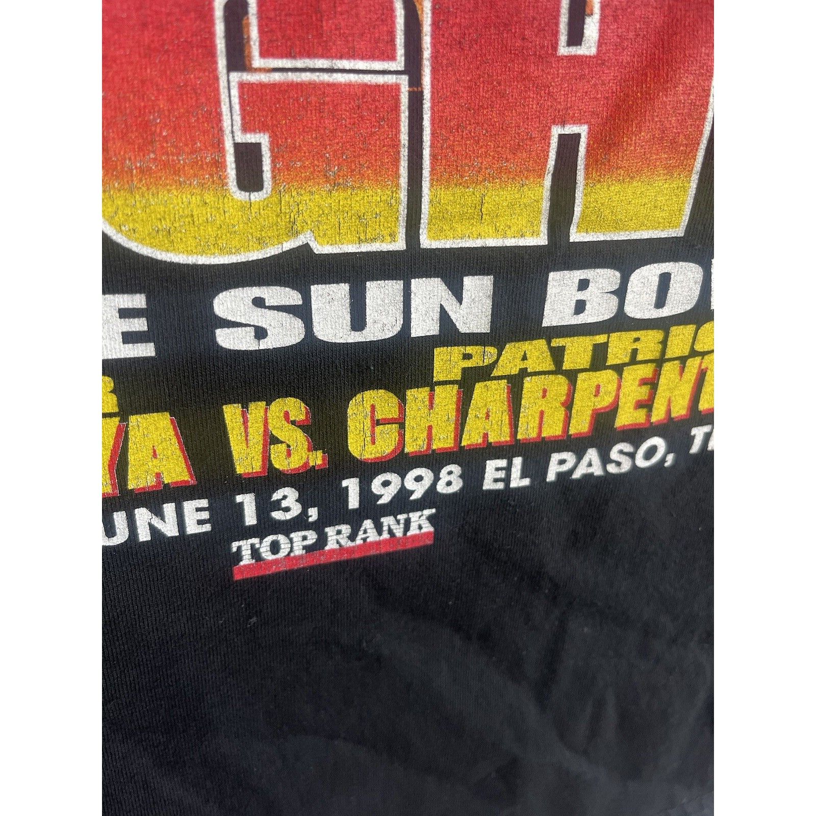Other Vtg 90s Oscar De La Hoya Black T Shirt Oscar Night Promo Box Size US L / EU 52-54 / 3 - 6 Thumbnail