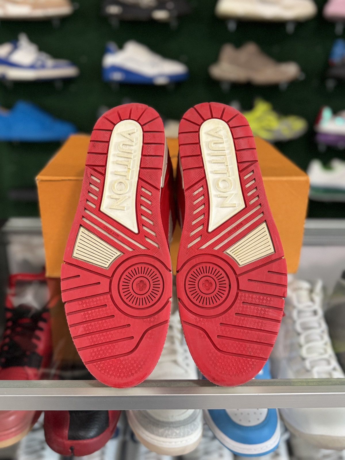 Louis Vuitton Louis Vuitton Trainer White Red ‘Product Red’ Size US 9.5 / EU 42-43 - 9 Thumbnail