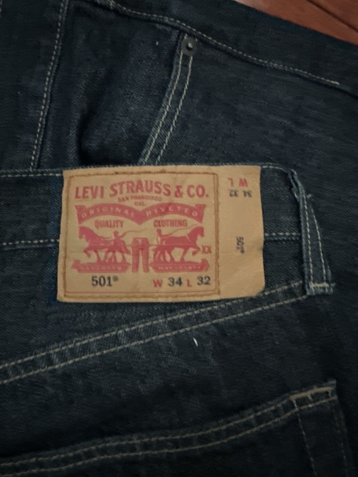 If Six Was Nine × Japanese Brand × Levi's Levi’s 501 denim jeans Size US 34 / EU 50 - 3 Thumbnail