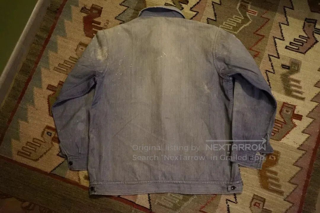 Vintage Vintage French Work Jacket Indigo Blue. Size US M / EU 48-50 / 2 - 7 Thumbnail