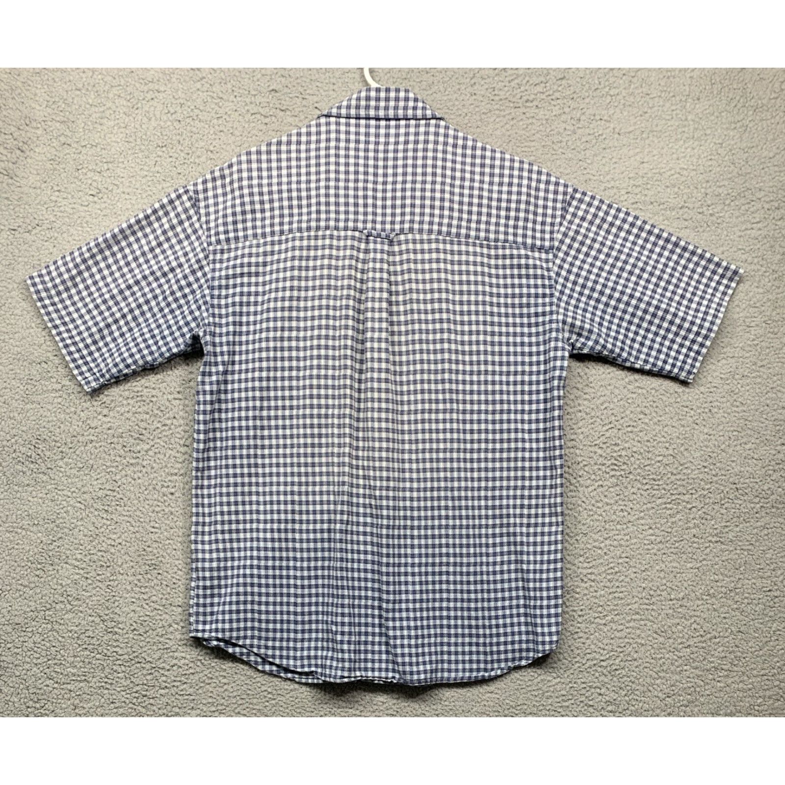 Vintage Columbia Button Shirt Men’s Large Blue White Plaid Short Sleeve Logo Sportswear Size US L / EU 52-54 / 3 - 4 Thumbnail