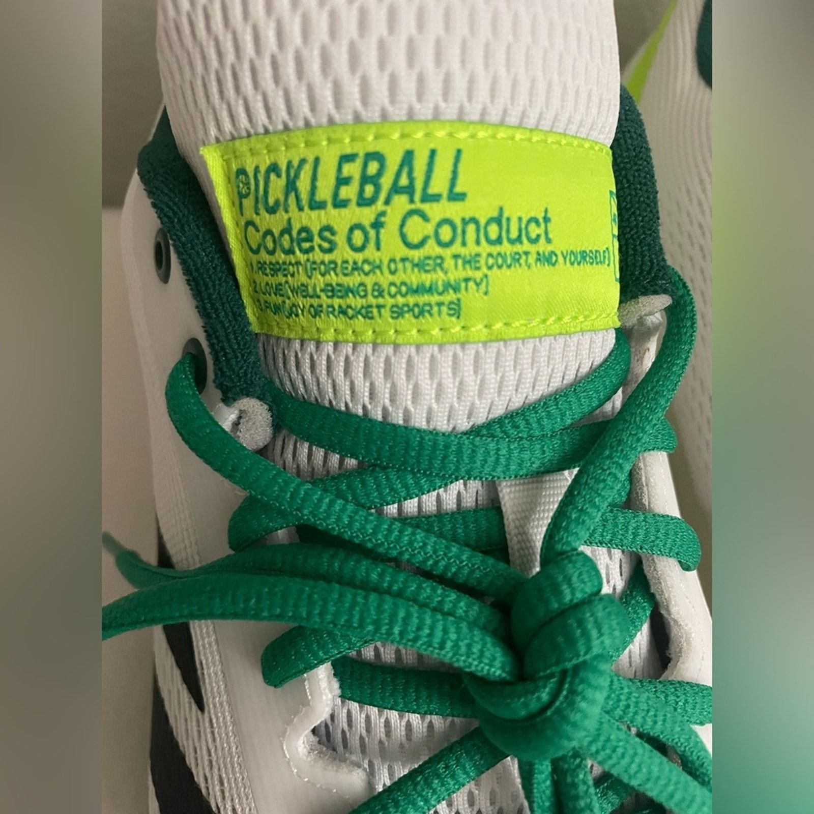 Adidas Adidas Courtflash Pickleball in White/BlackGreen Men 10.5 Size US 10.5 / EU 43-44 - 3 Thumbnail
