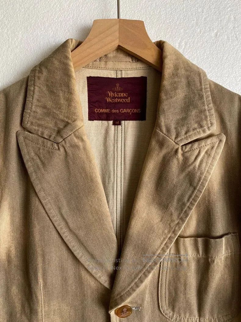 Comme des Garcons COMME des GARCONS x Vivienne Westwood Vintage Denim Blazer. Size US M / EU 48-50 / 2 - 2 Thumbnail