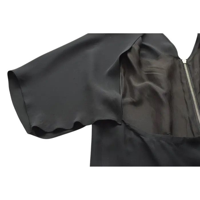 Chloe Chloe Black Silk Zipper Dress Size M / US 6-8 / IT 42-44 - 7 Thumbnail