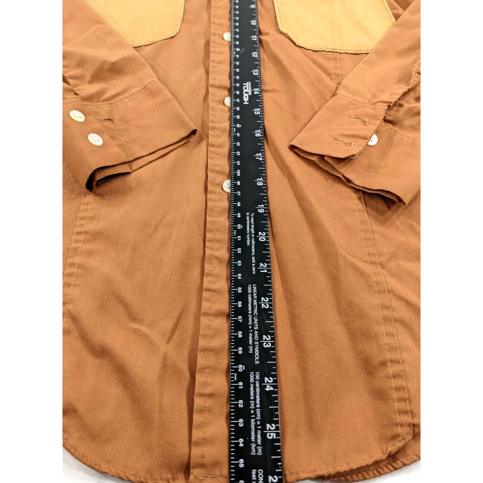 Vintage VINTAGE Style Wise Count Bernardo Western Shirt The Mustard Man Button Down M-L Shirt Mens Size US M / EU 48-50 / 2 - 6 Thumbnail