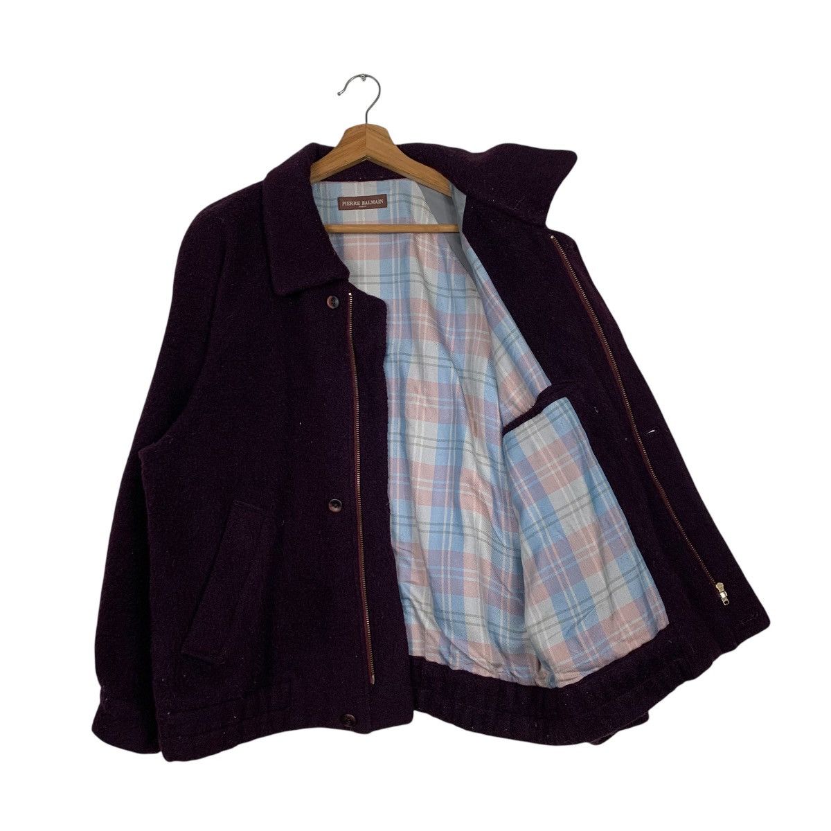 Pierre Balmain Pierre Balmain Paris Wool Bomber Jacket Size US M / EU 48-50 / 2 - 9 Thumbnail