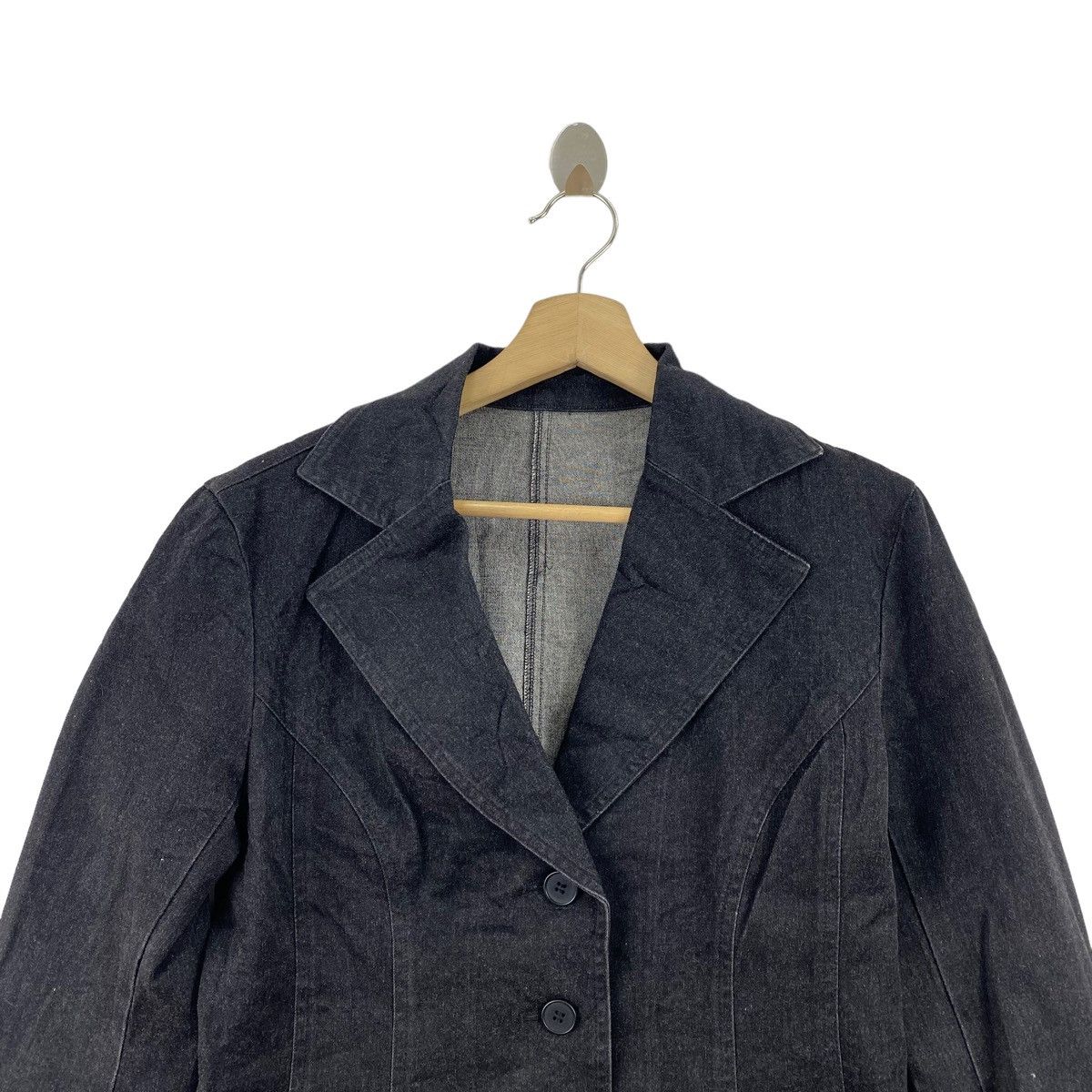 Japanese Brand × yoshie inaba L'EQUIPE YOSHIE INABA Japanese Designer Black Blazer Coat Size US S / EU 44-46 / 1 - 2 Thumbnail