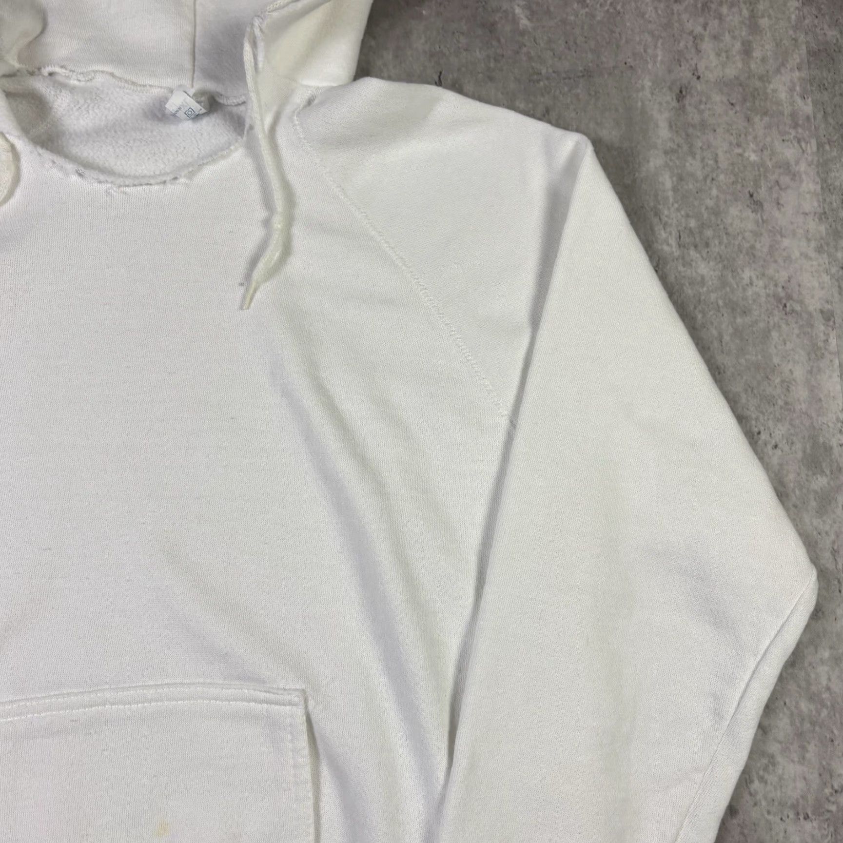 Vintage VINTAGE Artex Hoodie White XL Men Pullover 80s Raglin Cotton Sweatshirt Hooded Performance Gym & Training Size US XL / EU 56 / 4 - 5 Thumbnail