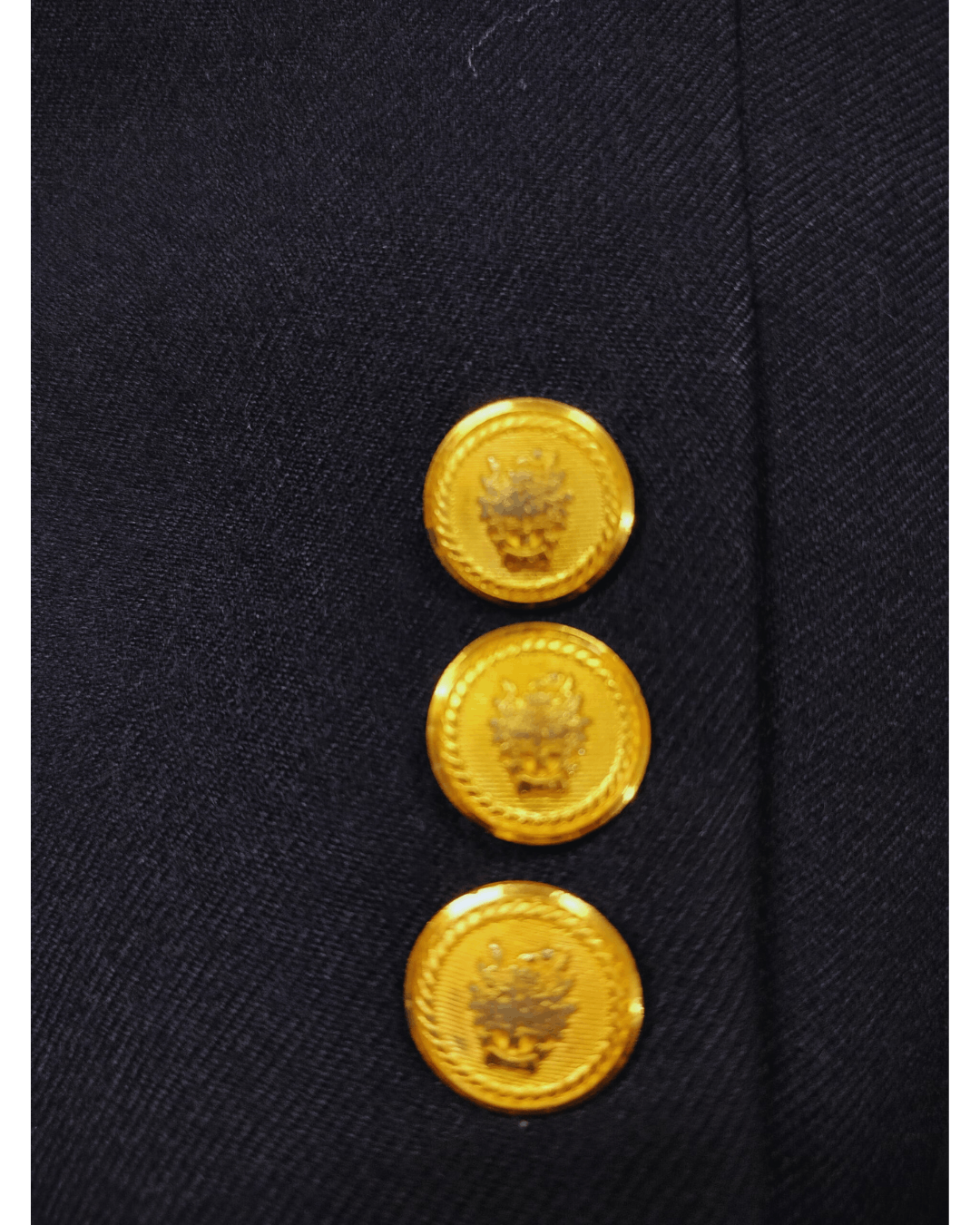 DAKS DAKS Japan Tailored Wool Blazer – Gold Button Classic Size 38R - 4 Thumbnail
