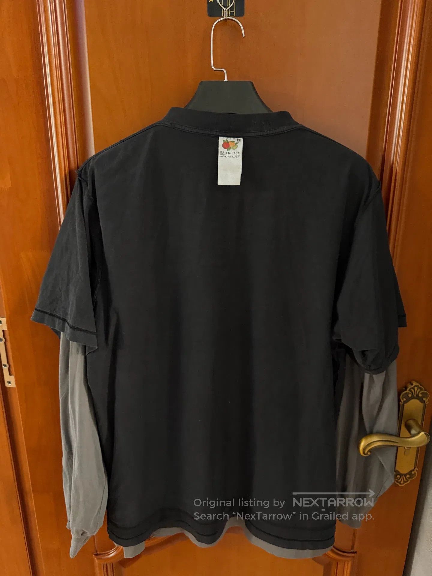 Balenciaga Balenciaga Layered short-sleeve T-shirt| Size US M / EU 48-50 / 2 - 2 Thumbnail