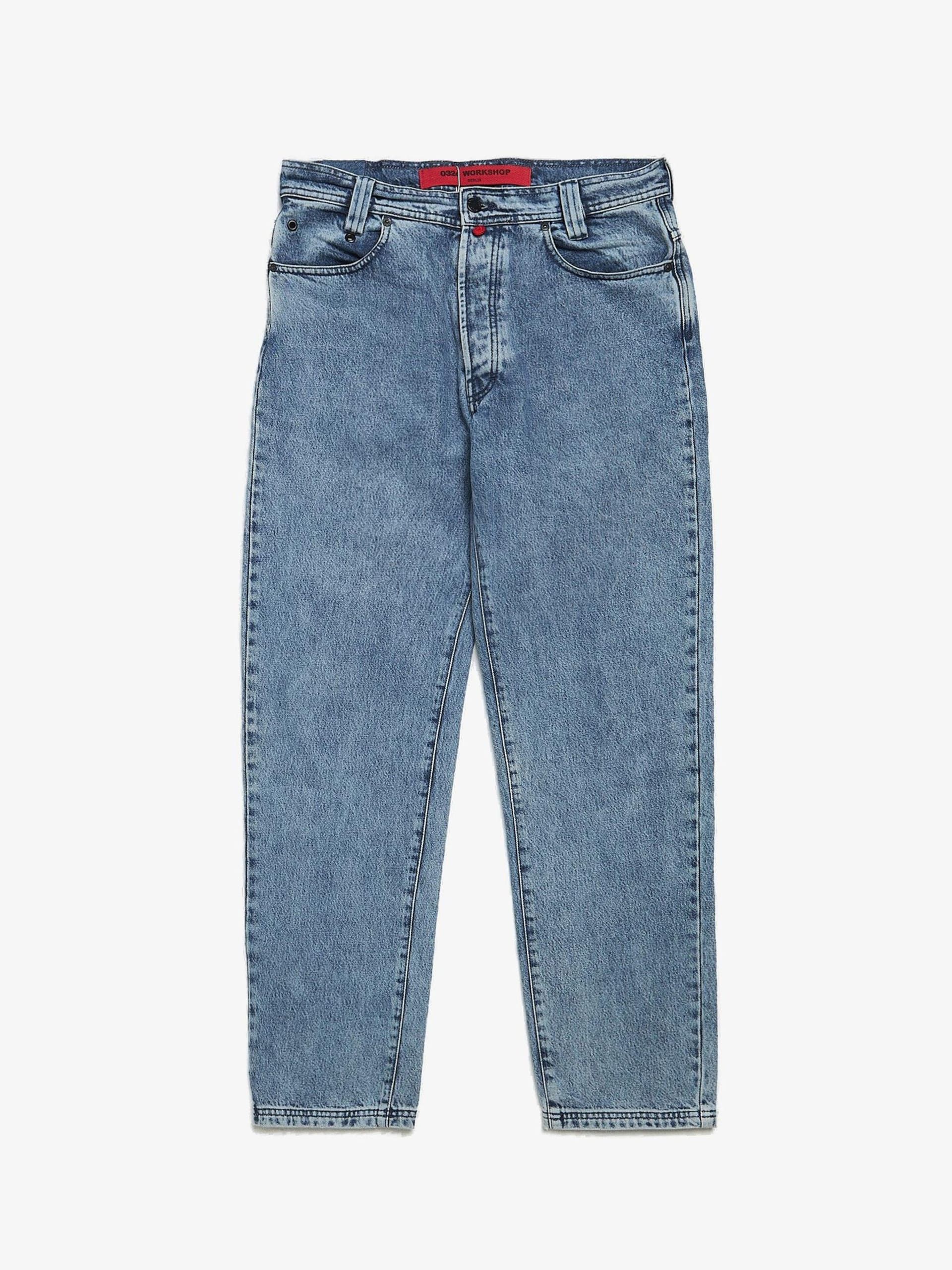 image of 032C Blue Straight Denim, Men's (Size 33)