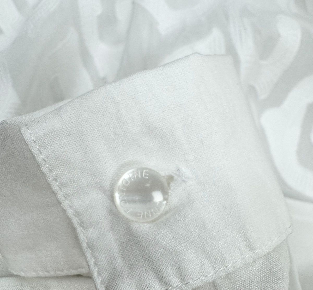 ANNE FONTAINE Anne Fontaine Embroidered Shirt Button Up size 42 Size M / US 6-8 / IT 42-44 - 11 Thumbnail