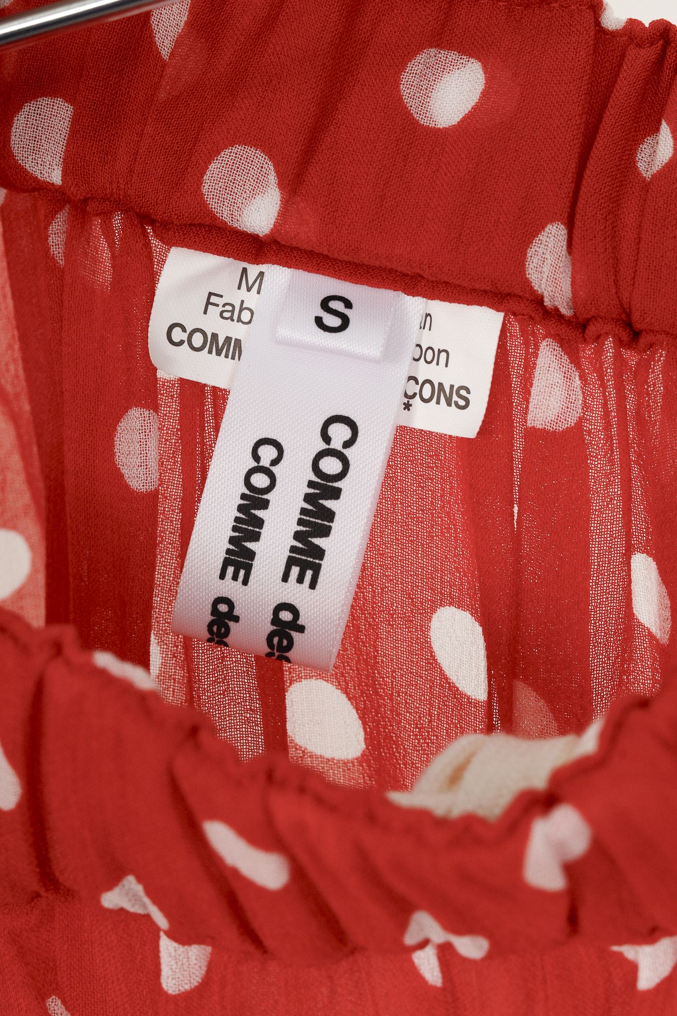 Comme des Garcons Comme Des Garçons AD 2013 Red Polka Dot Culottes Shorts Size 36" / US 14 / IT 50 - 4 Thumbnail