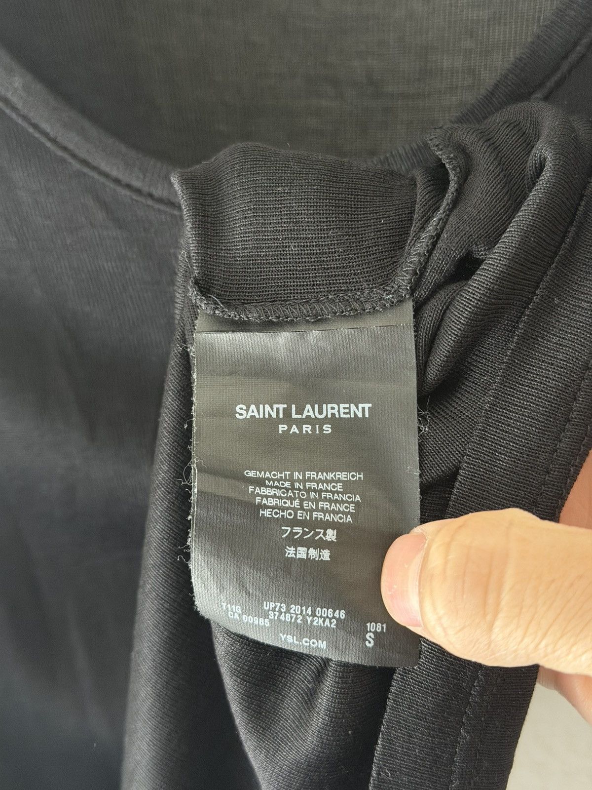 Saint Laurent Paris SS15 Starburst Silk Tank S Size US S / EU 44-46 / 1 - 6 Thumbnail