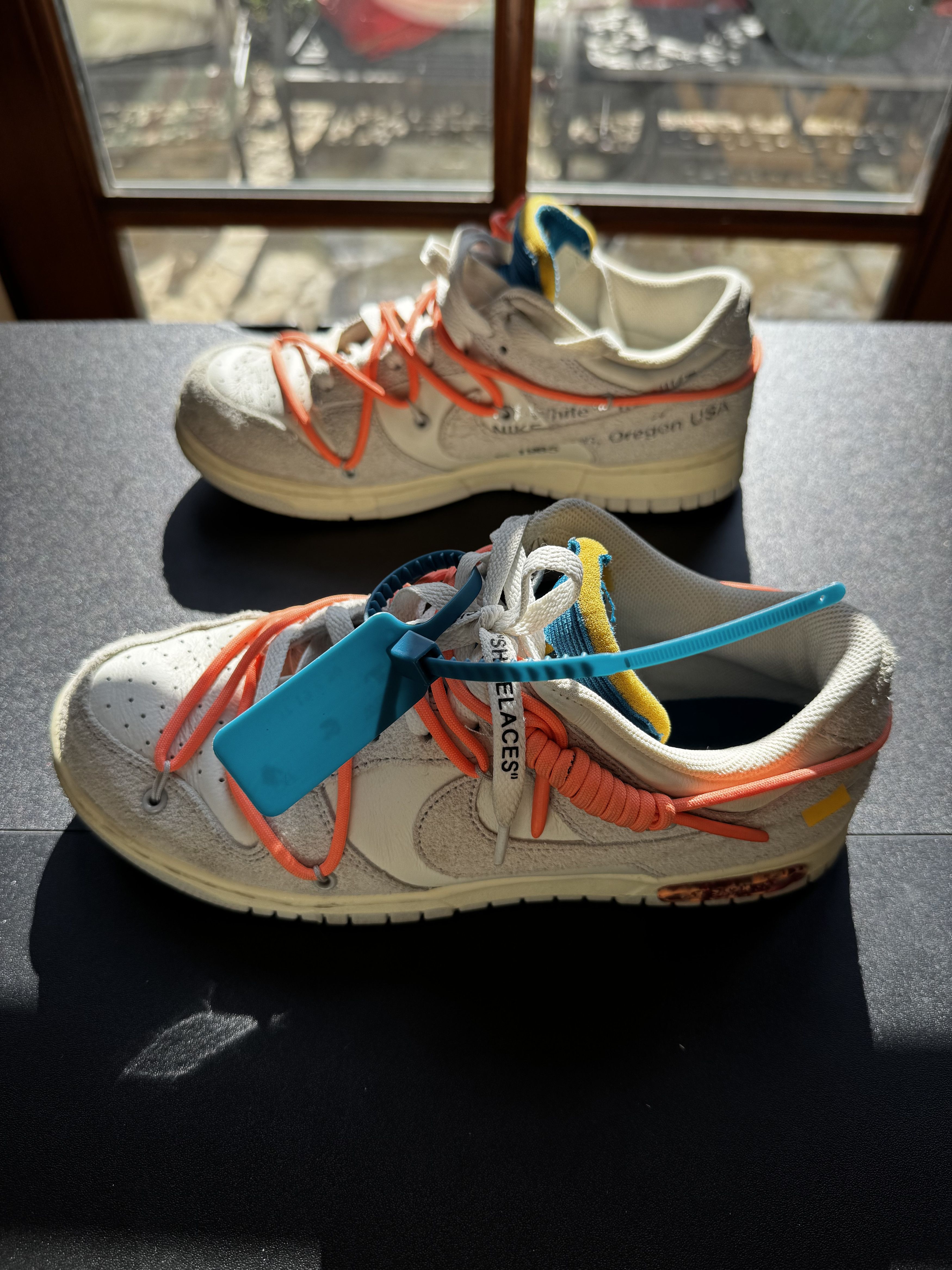 Nike × Off-White Nike Off-White Dunk Low Lot 19 Size US 8 / EU 41 - 2 Thumbnail