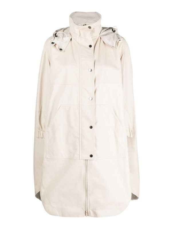 image of Brunello Cucinelli O1W1Db10524 Dress In Open White, Women's (Size Large)