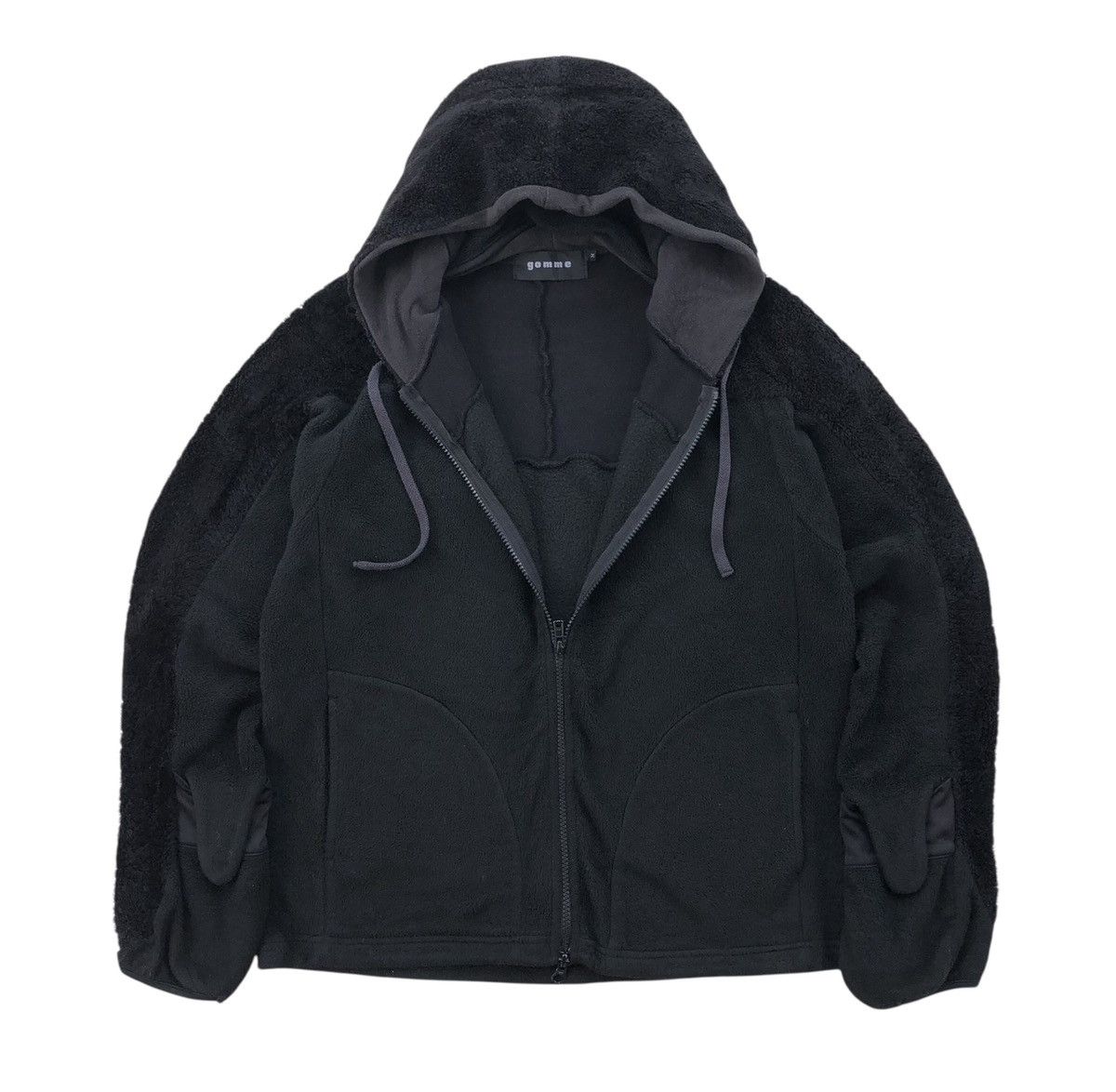Yohji Yamamoto Yohji Yamamoto by Gomme Ninja Glove Fleece Zip Hoodie Jacket Size US M / EU 48-50 / 2 - 1 Thumbnail