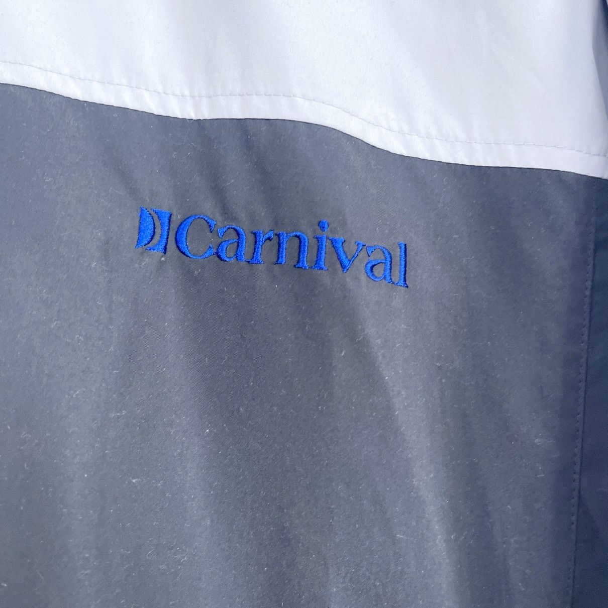 Other Carnival Cruise Line Hooded Zip Rain Jacket Black Mens L Size US L / EU 52-54 / 3 - 3 Thumbnail