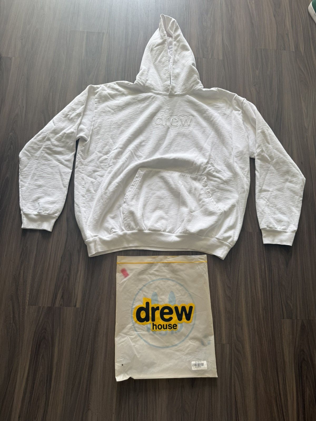 Drew House Drew House White Hoodie Embroidered Logo Heavyweight Size US XXL / EU 58 / 5 - 2 Thumbnail