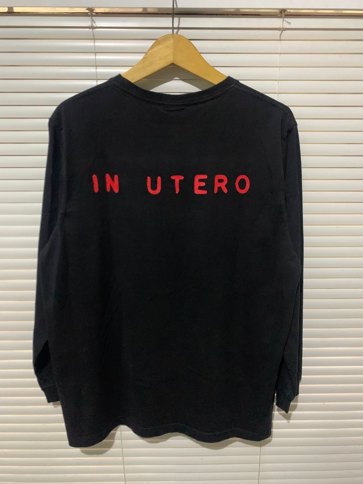 Band Tees 00s NIRVANA IN UTERO LONGSLEEVE Size US L / EU 52-54 / 3 - 4 Thumbnail