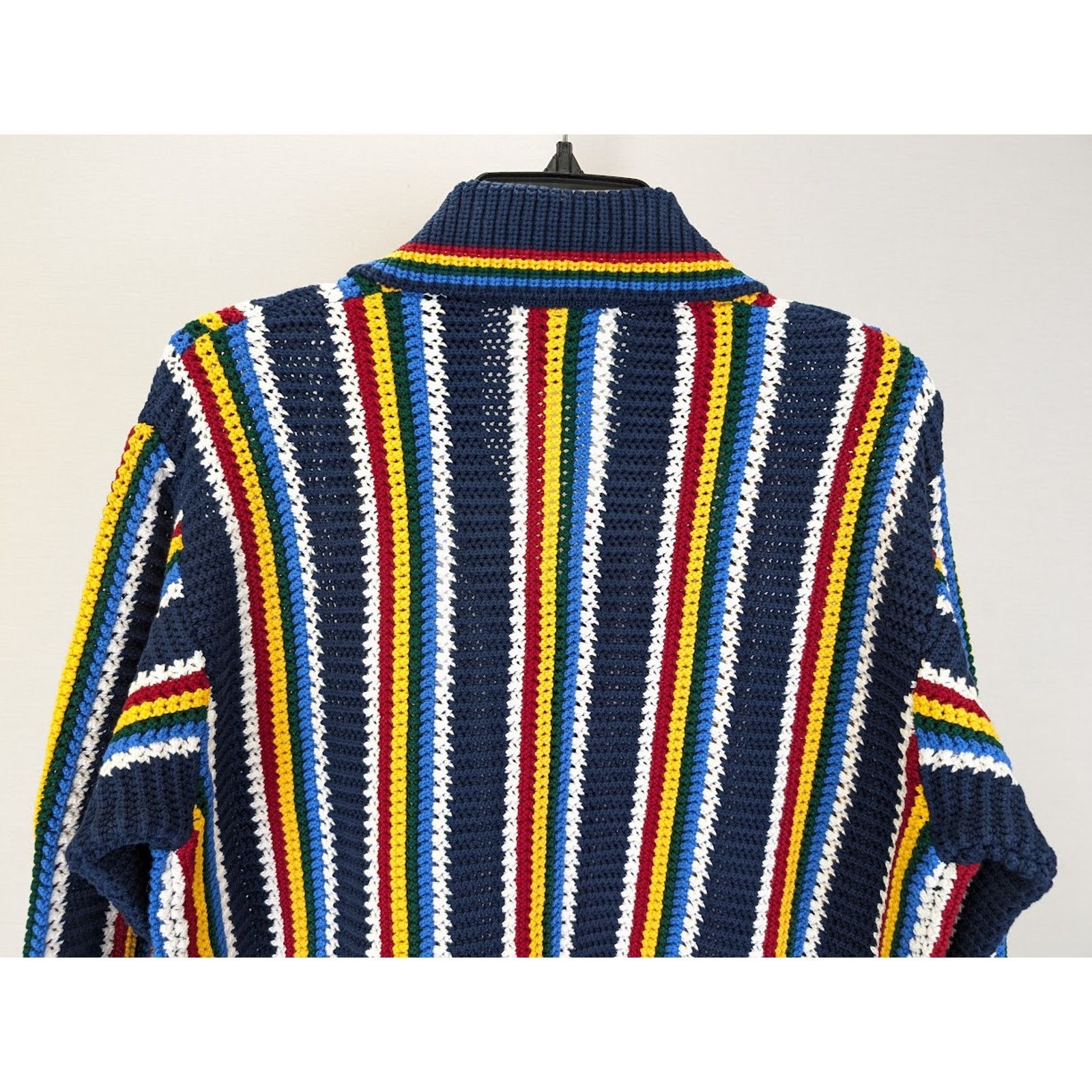 Casablanca o1rshd1 Q:2 / 555 / Cotton Crochet Shacket in Navy Size US XL / EU 56 / 4 - 11 Thumbnail