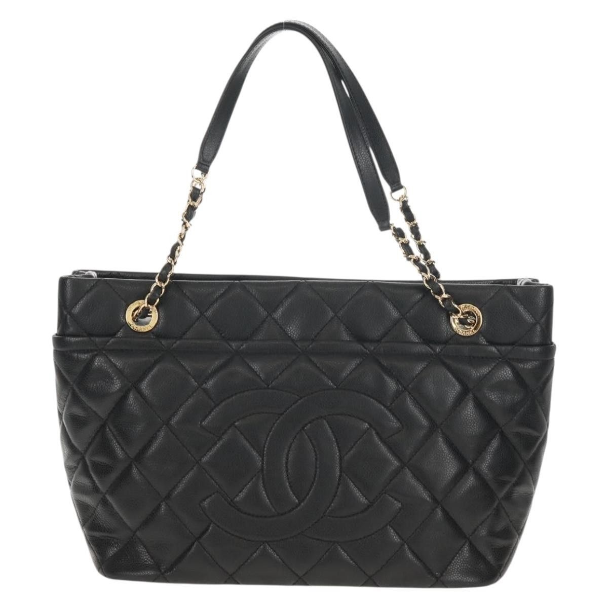 Chanel Chanel Timeless CC Soft Tote Quilted Caviar Size ONE SIZE - 1 Thumbnail