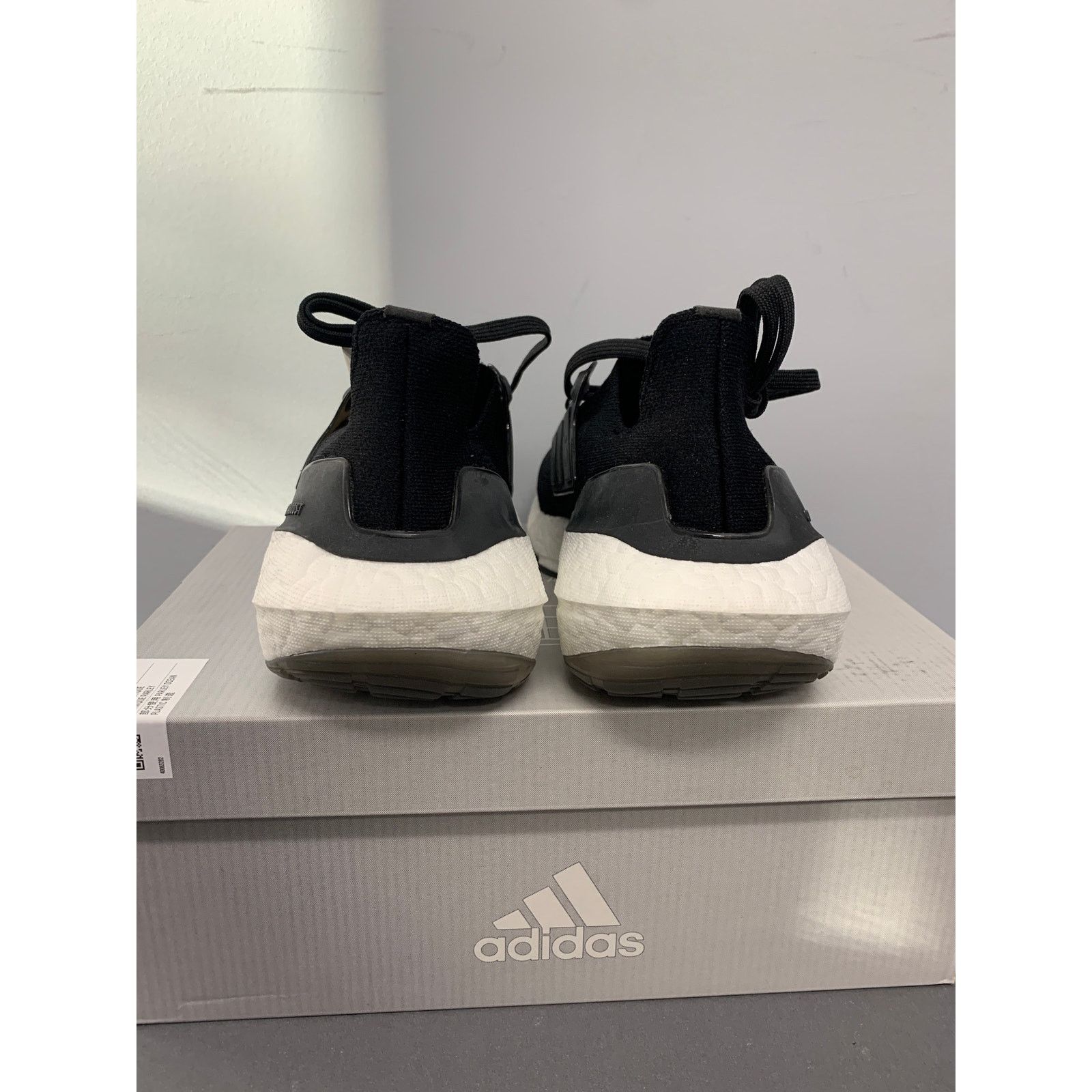 Adidas Adidas UltraBoost Running Shoe Black White GX9783 Youth 5.5 Size US 5.5 / EU 38 - 4 Thumbnail