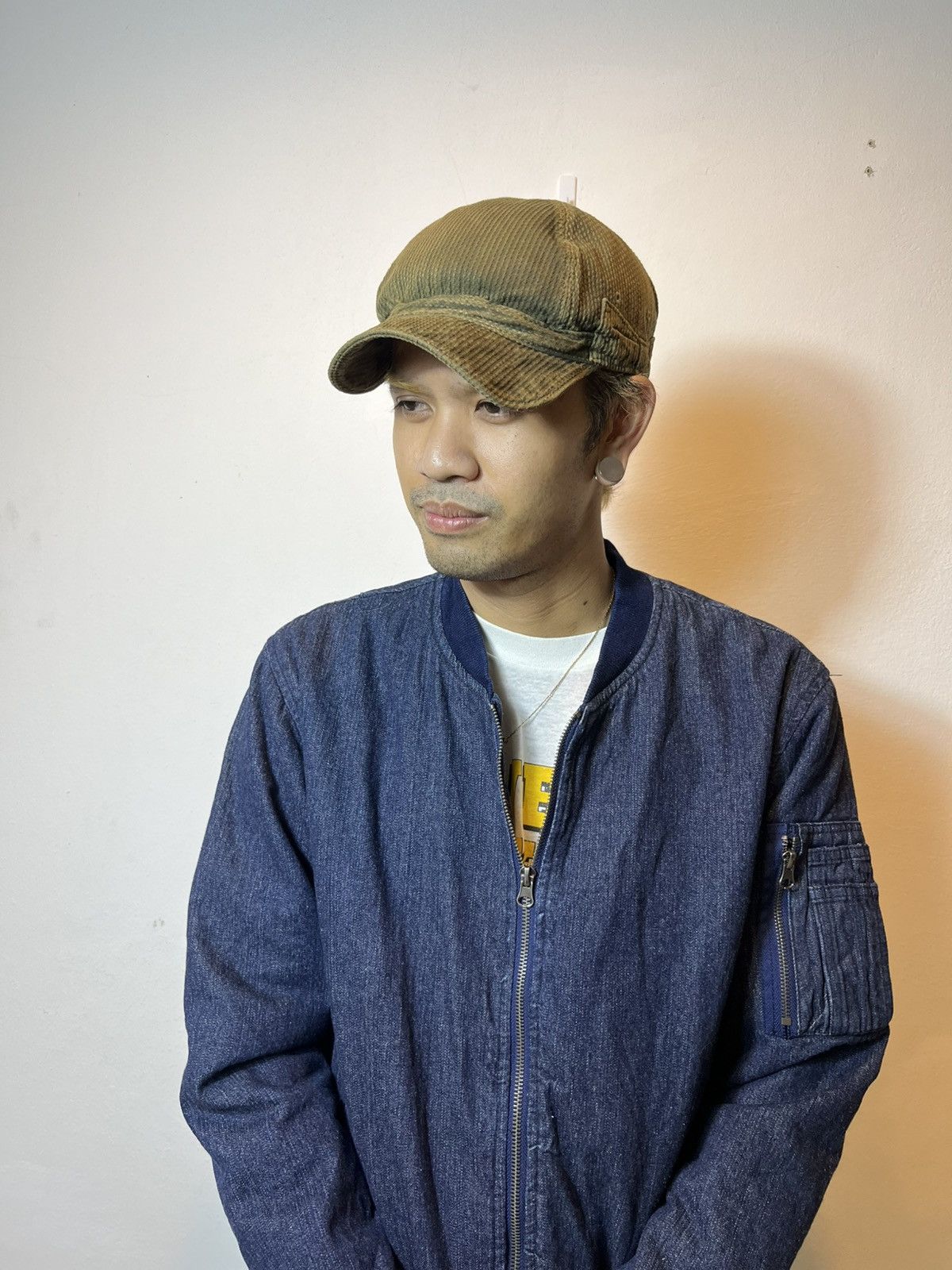 Issey Miyake 💥Tete Homme by ISSEY MIYAKE Indigo Bomber jacket Size US L / EU 52-54 / 3 - 4 Thumbnail
