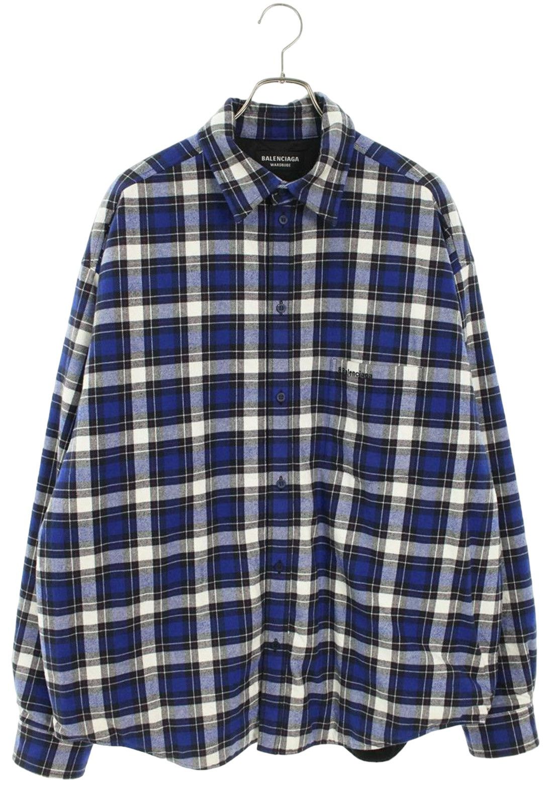 Balenciaga BALENCIAGA 22FW FLANNEL PADDED SHIRTS JACKET Size US M / EU 48-50 / 2 - 6 Thumbnail