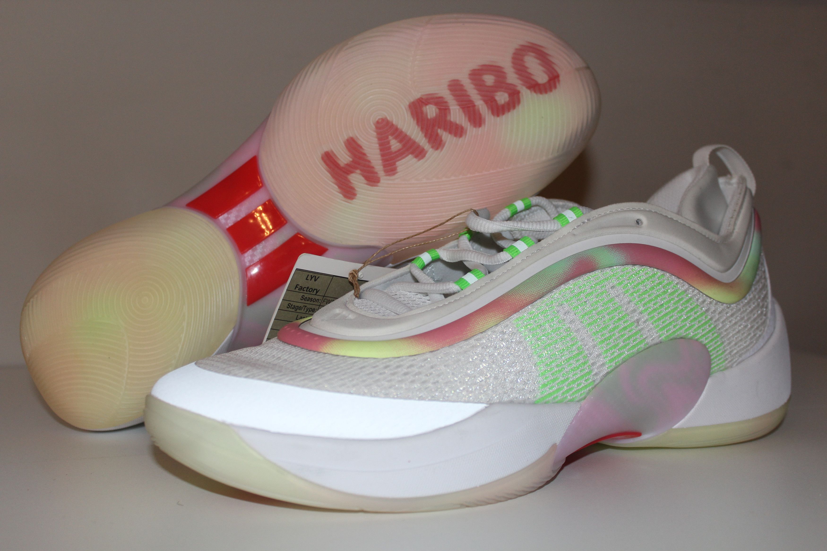 Adidas Adidas Haribo x D.O.N. Issue #6 Cloud White Size 12M/13.5W Size US 12 / EU 45 - 1 Thumbnail