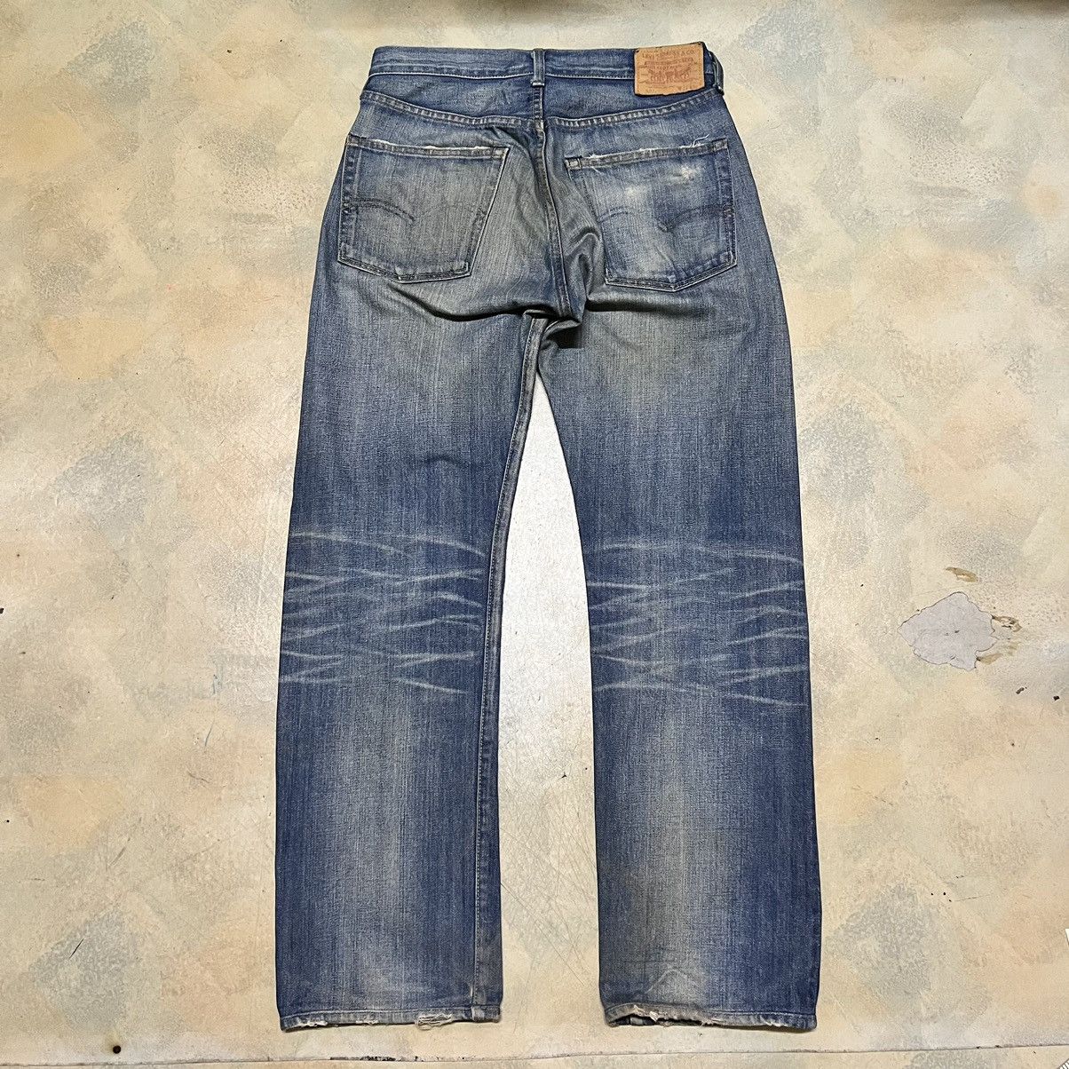 Levi's Vintage Levis Big E Lot 501 Selvedge Distressed Denim Jeans Size US 29 - 2 Thumbnail