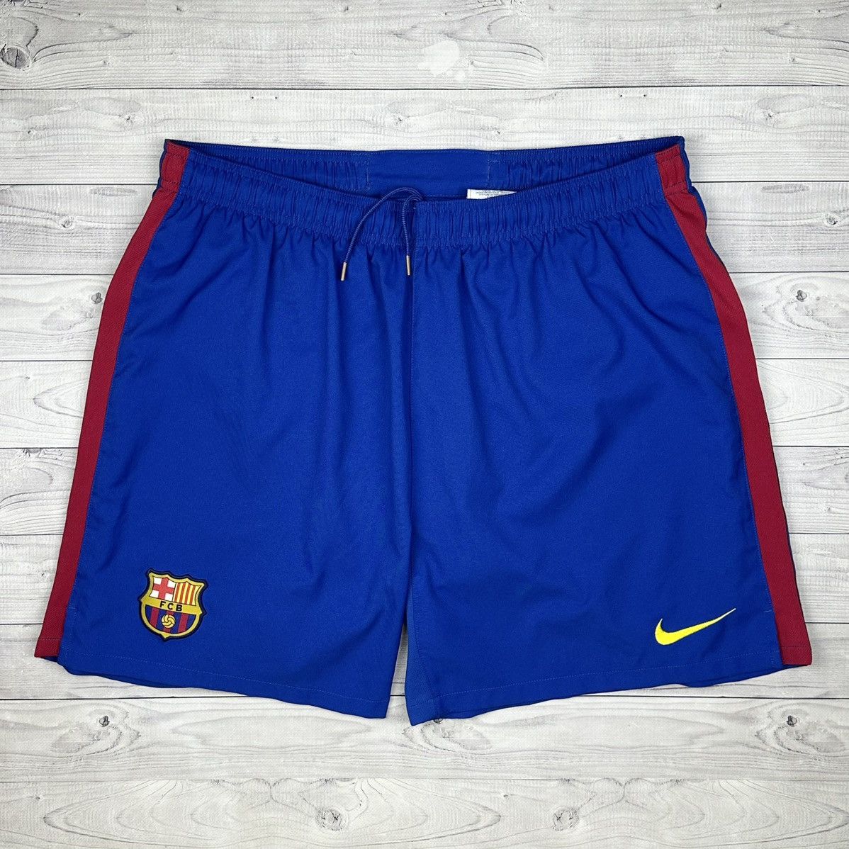 Nike FC Barcelona 2008 Football Soccer Shorts NIKE Size XL Blue Size US 36 / EU 52 - 1 Thumbnail