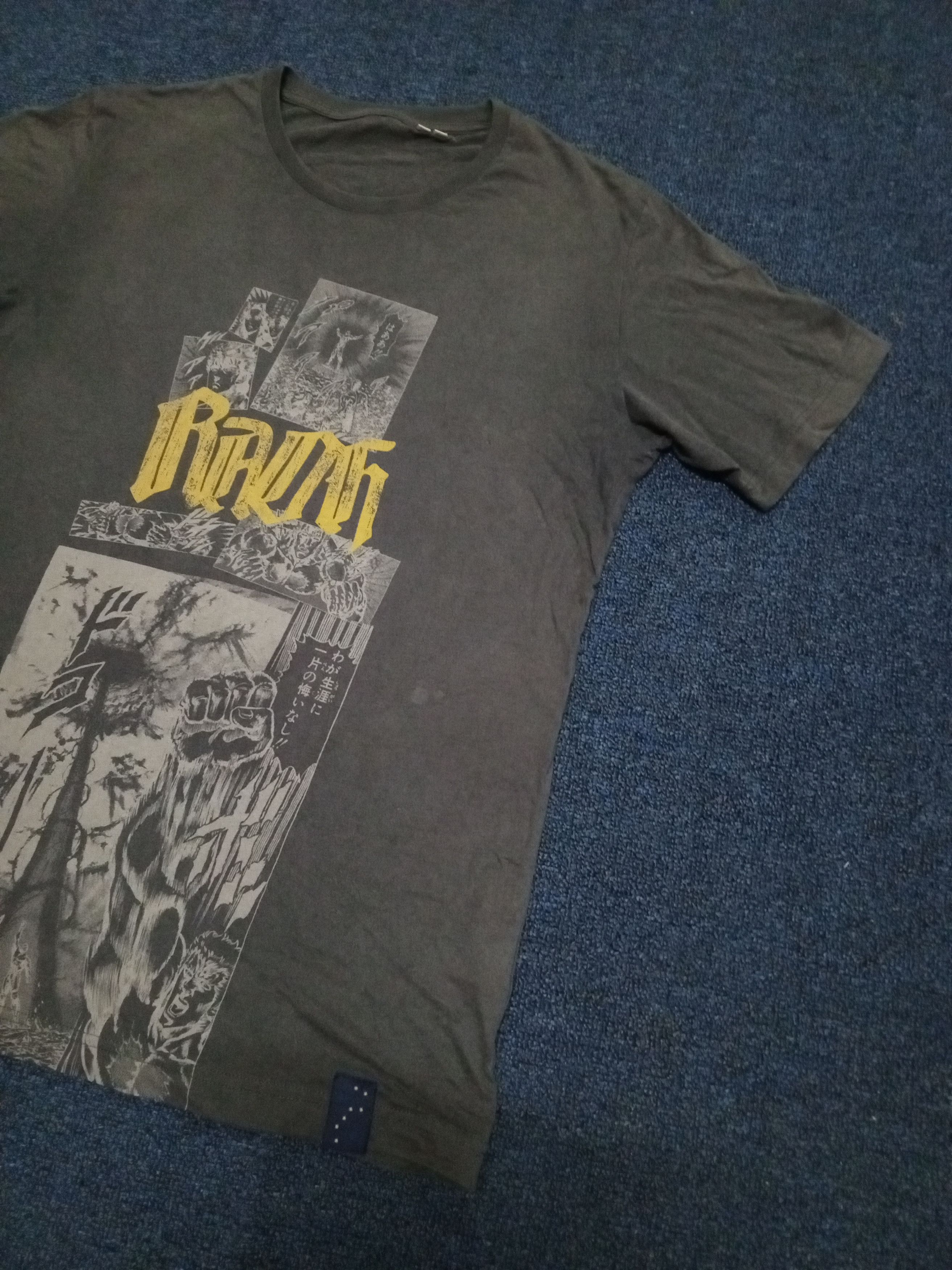 Anime × Japanese Brand × Uniqlo 1983 buronson&Tetsuo Hara -ut shirt Size US L / EU 52-54 / 3 - 3 Thumbnail