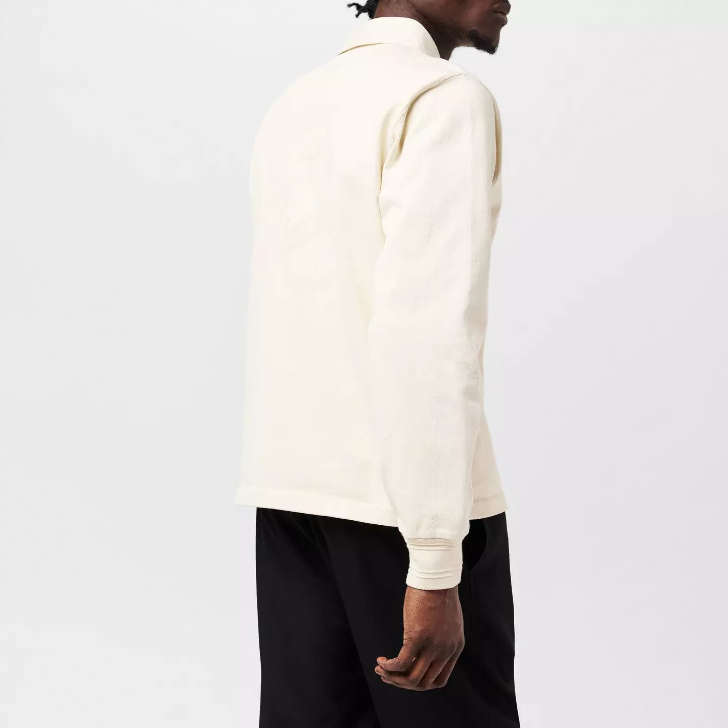 Burberry o1g2r1mq0426 Long Sleeve Polo Shirt in Ivory Size US M / EU 48-50 / 2 - 4 Thumbnail
