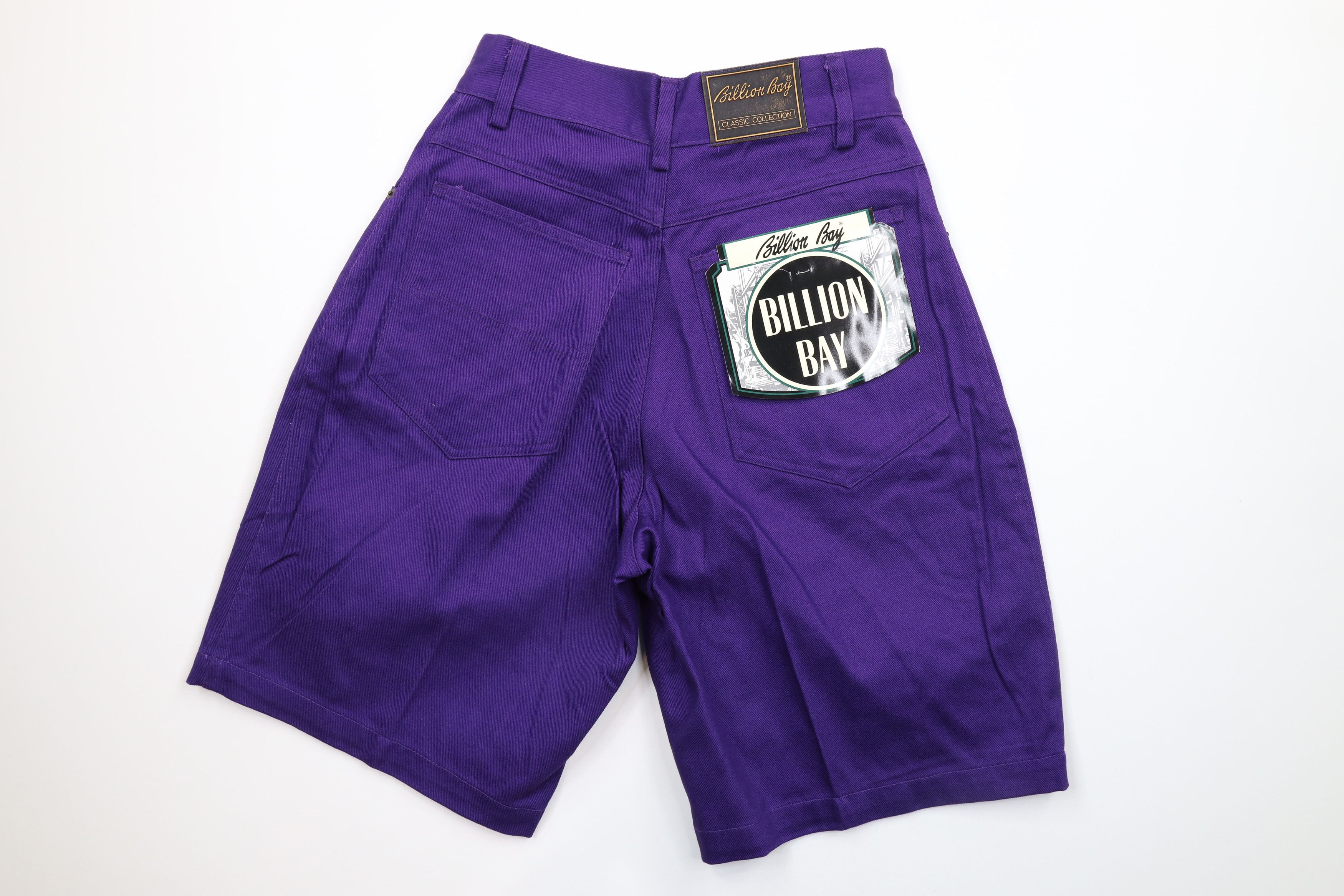 Vintage Deadstock Vintage 90s Streetwear Denim Shorts Jorts Purple Size US 30 / EU 46 - 6 Thumbnail