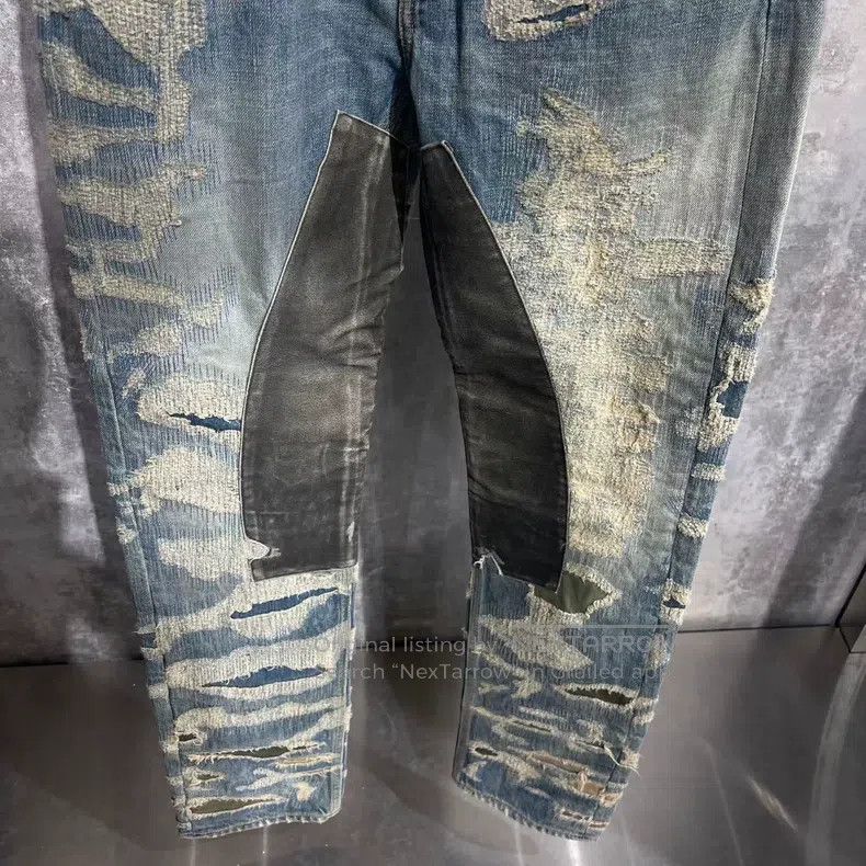 Givenchy Givenchy Size28 OG tattered and patched denim jeans Size US 28 / EU 44 - 4 Thumbnail