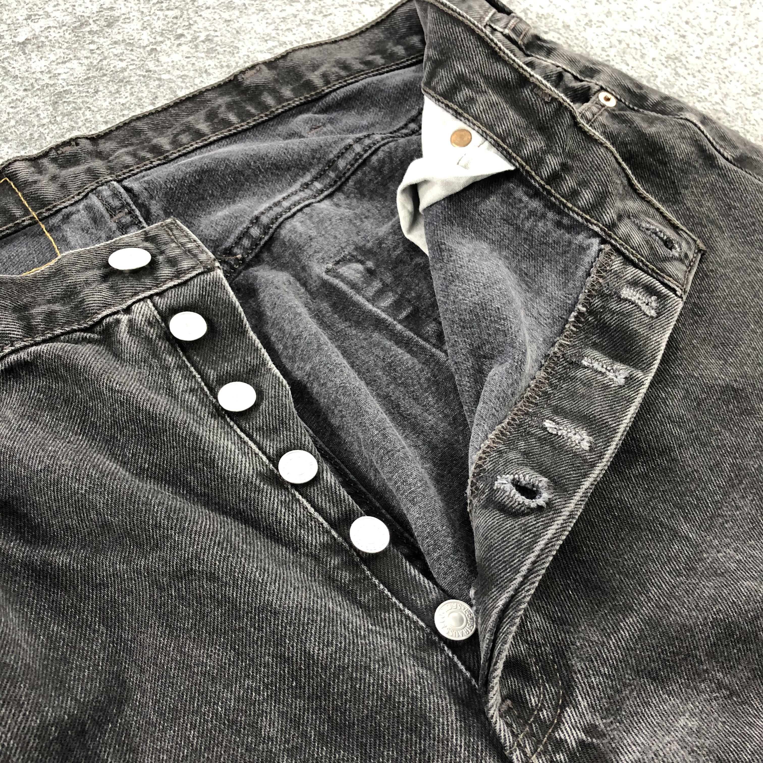 Levi's × Vintage Vintage 90s Distress Levis 501 Jeans-JM1582 Size US 39 - 9 Thumbnail