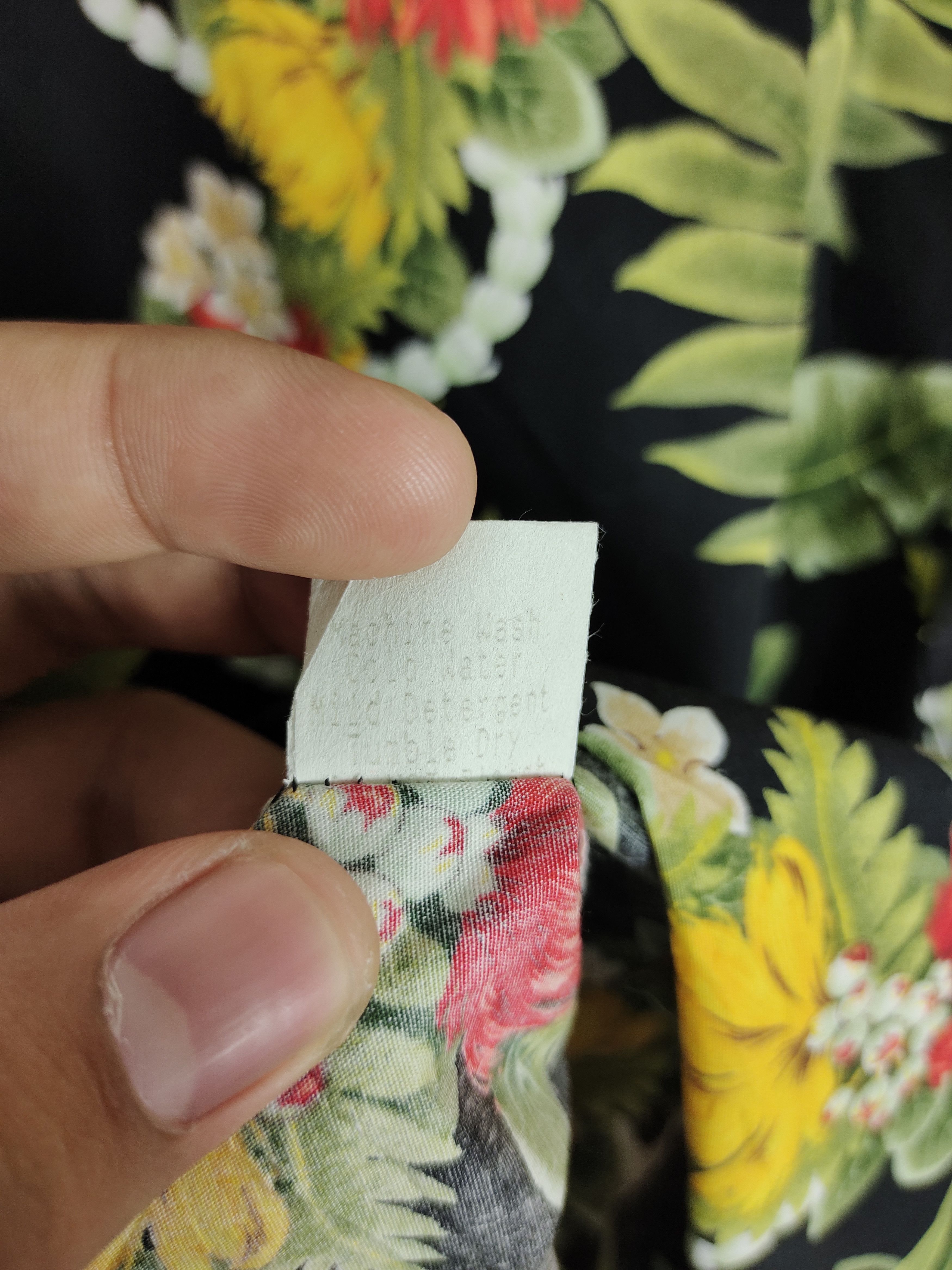 Vintage 1980s RJC Flowers Printed Panel Classic Hawaiian Shirt Size US L / EU 52-54 / 3 - 11 Thumbnail