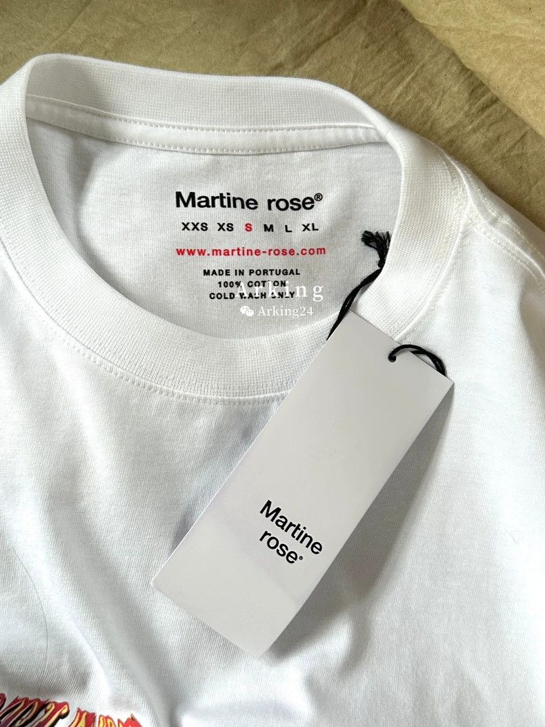 Martine Rose Martine rose White printed short sleeves Size S / US 4 / IT 40 - 6 Thumbnail