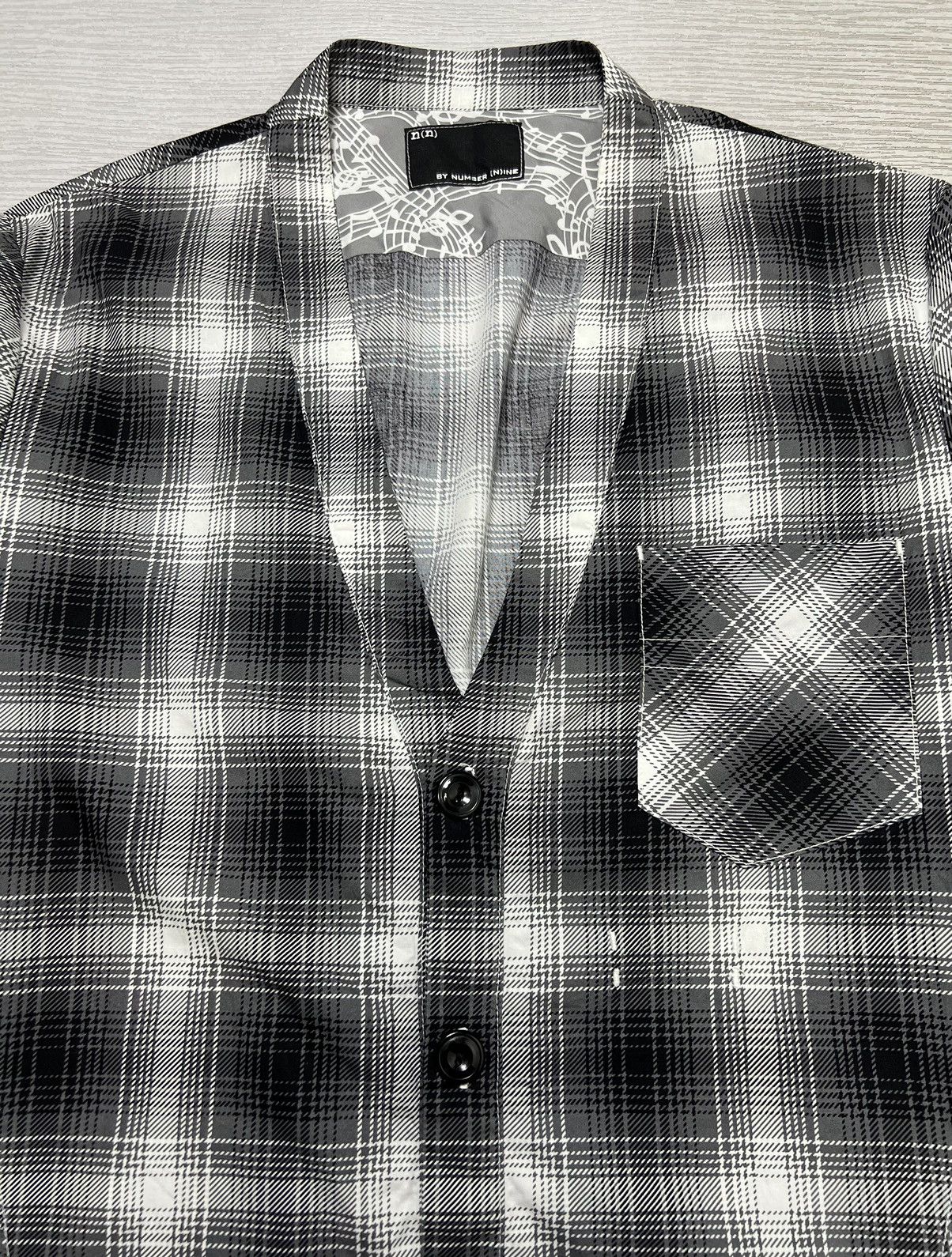 Number (N)ine Number (N)ine - Plaid Flannel Cardigan Size US M / EU 48-50 / 2 - 8 Thumbnail