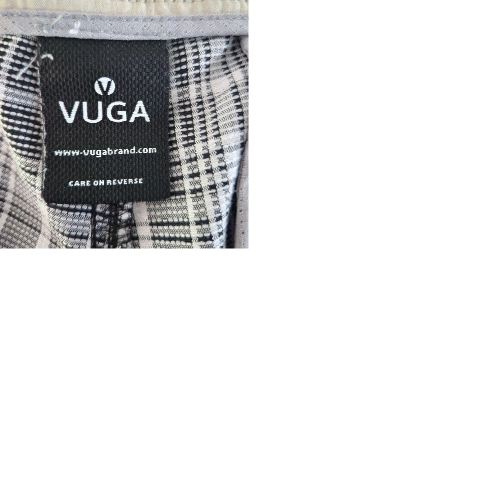 Vintage Vuga Golf Pants Plaid Mens 34x32 Performance Straight Leg Black Gray White Regular Inseam 32 Reflective Breathable Lightweight Stretch Pants Mens Golf Size US 34 / EU 50 - 9 Thumbnail