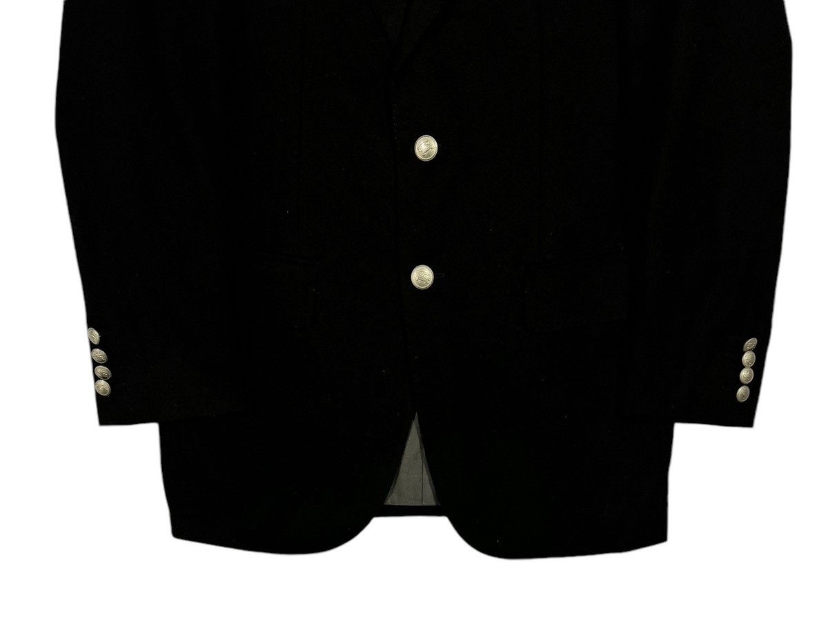 Burberry Burberry London Black Silver Hardware Blazer Coat Size 46R - 5 Thumbnail