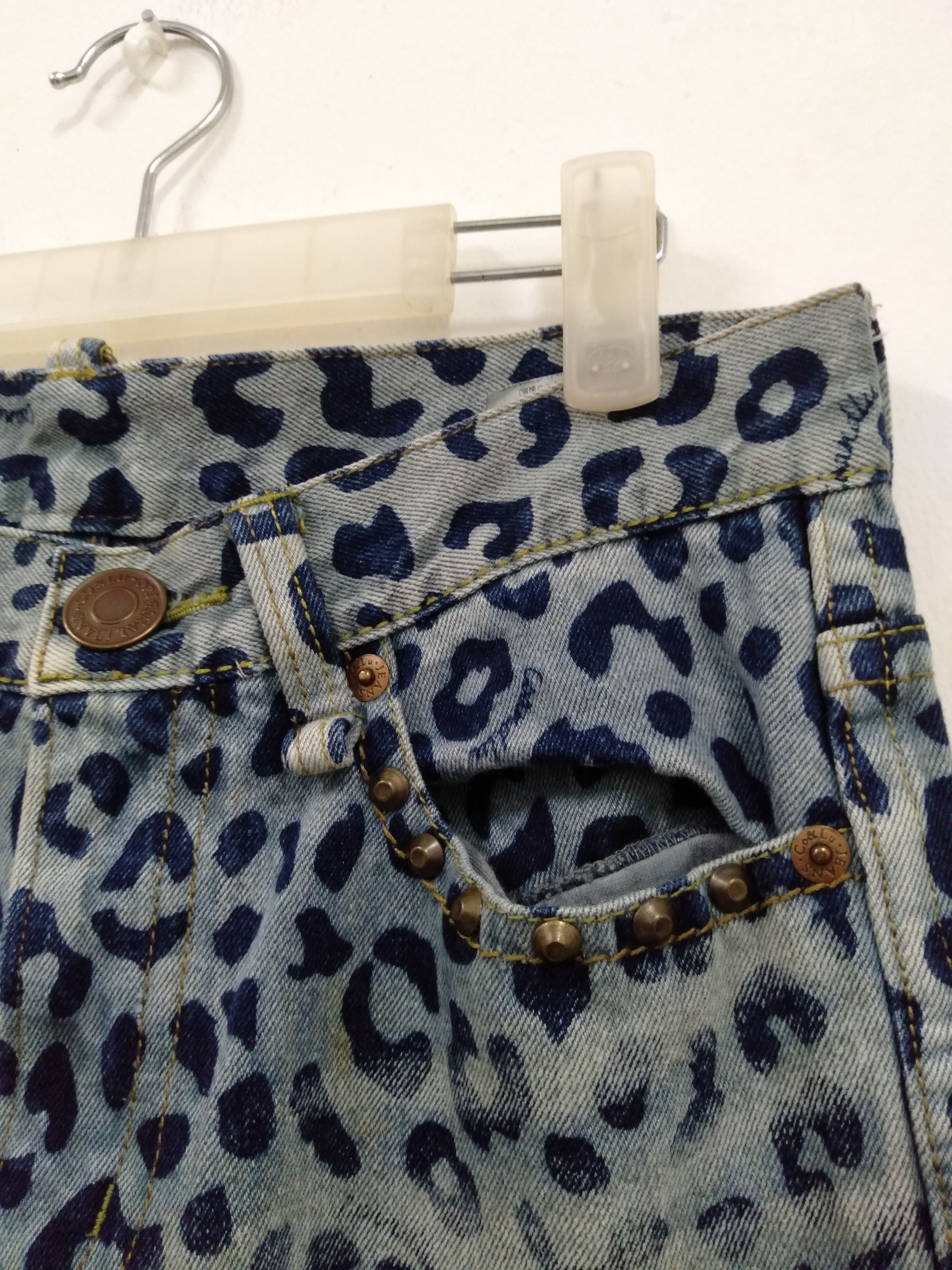 Hysteric Glamour Japanese Brand Leopard Print denim Hysterics inspired Size US 33 - 7 Thumbnail