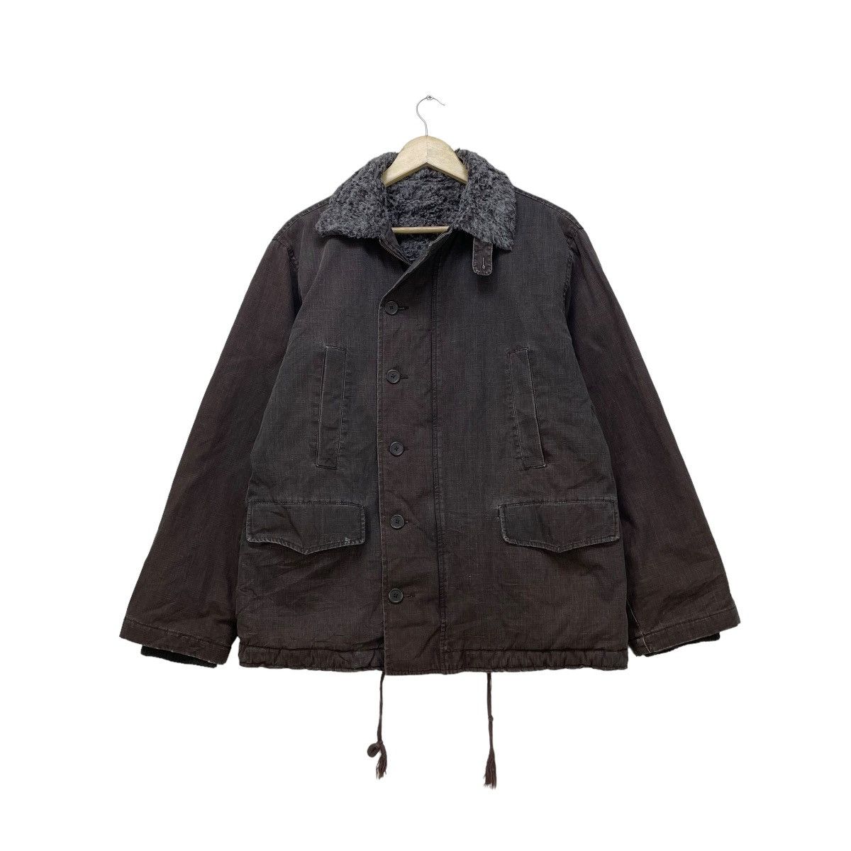 Japanese Brand 💥Vintage Global Work Deck Jacket Size US M / EU 48-50 / 2 - 2 Thumbnail