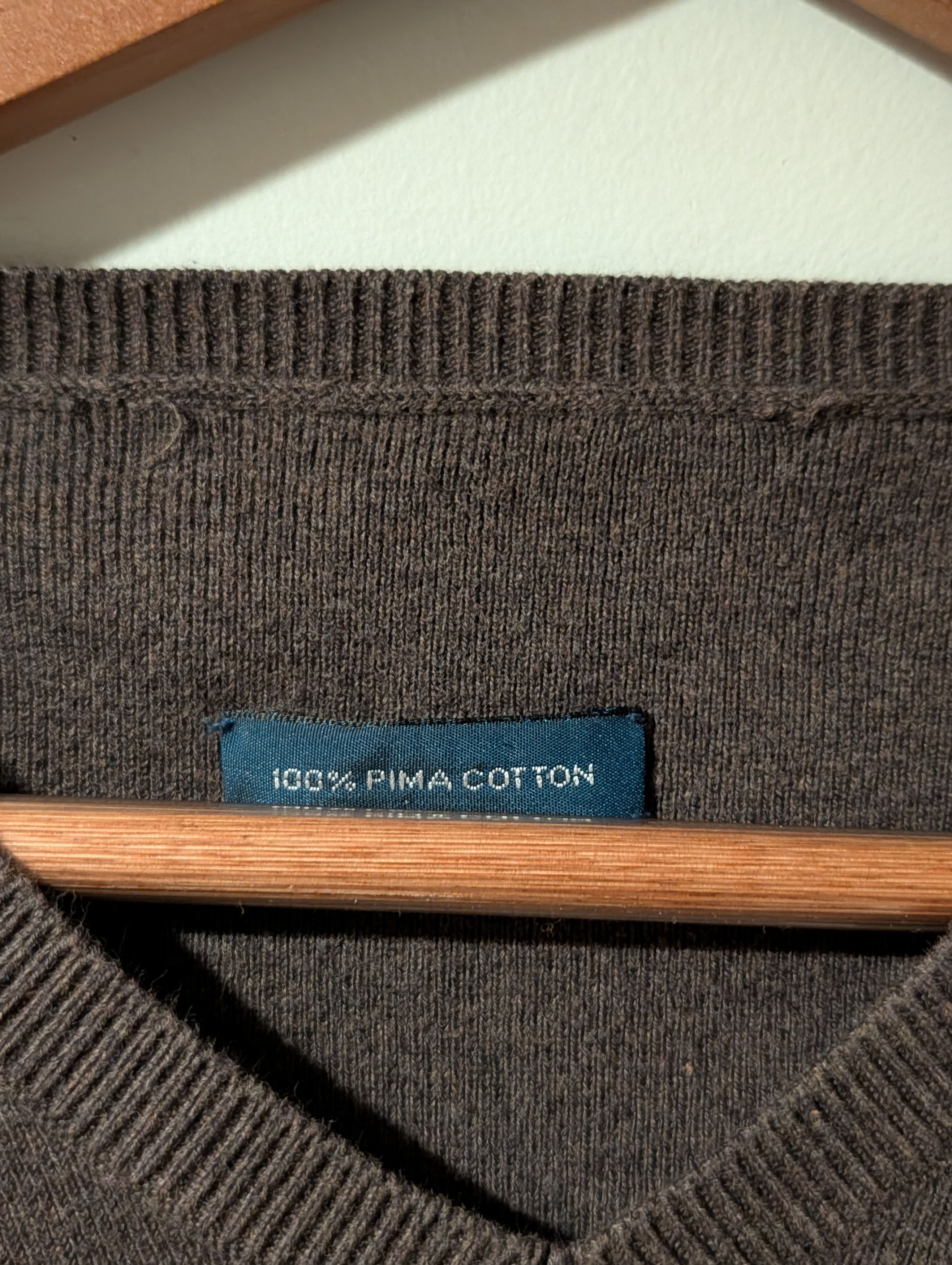 Polo Ralph Lauren Polo Ralph Lauren Men's Prima Cotton V-Neck Sweater Size US XL / EU 56 / 4 - 3 Thumbnail